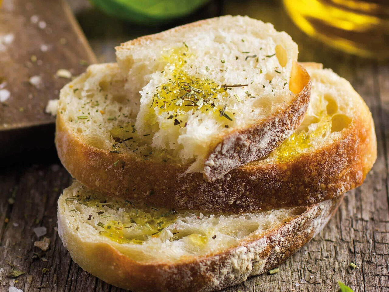 Bread and oil